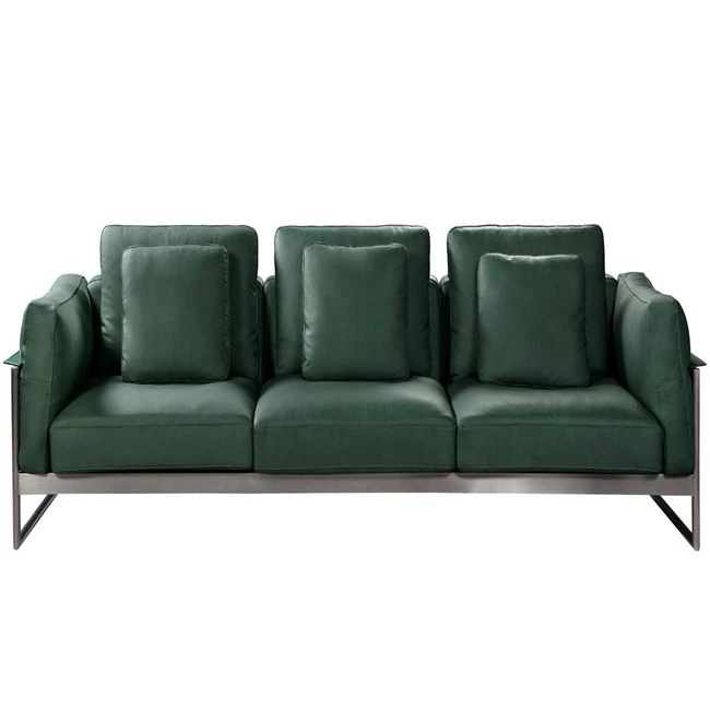 Three Seat Sofa With Metal Frame
