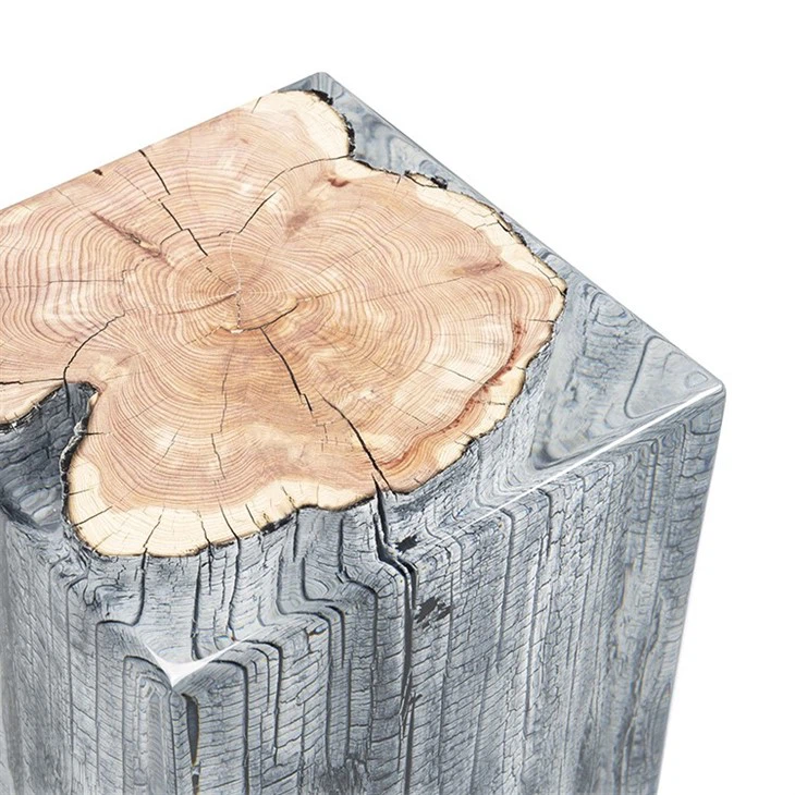 Wooden Tree Stump Stools